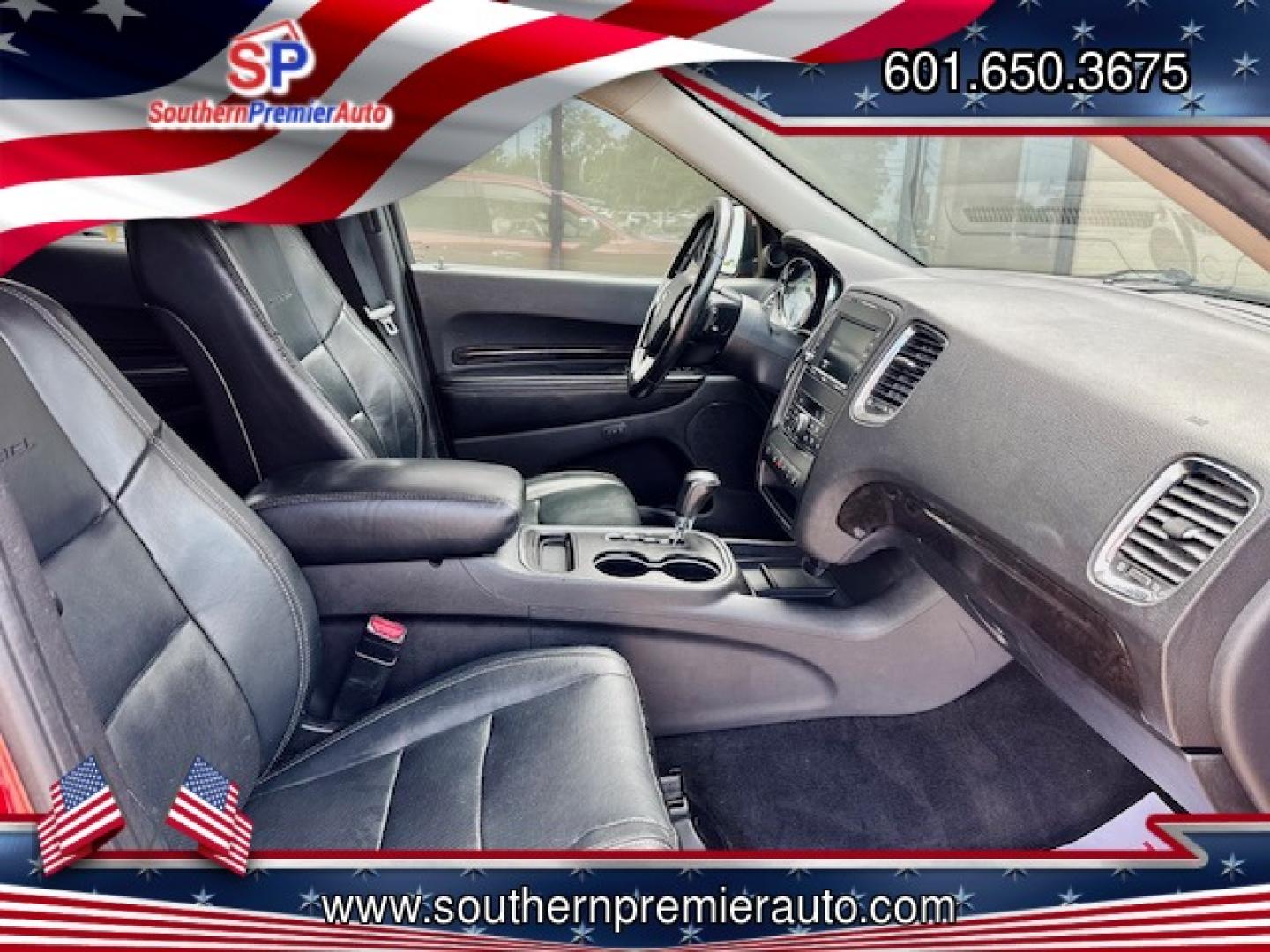 2011 RED DODGE DURANGO BOULEVARD (C (1D4RE5GG2BC) , located at 922 W. Beacon St., Philadelphia, MS, 39350, (601) 650-3675, 32.770447, -89.127151 - Photo#10